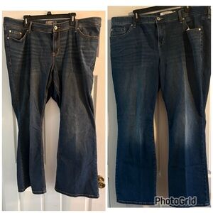 Two pairs like new Torrid  boot cut jeans size 22R